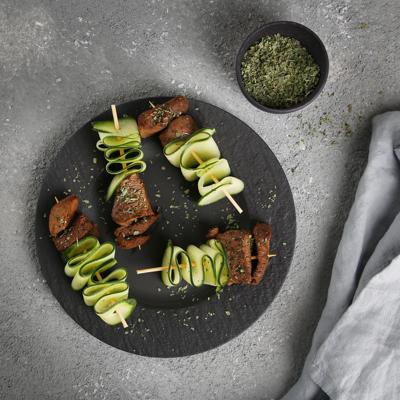 Princess 104040 dinner4 all pure gourmetstel zwart/bamboe