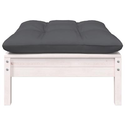 5-delige Loungeset met kussens massief grenenhout - thumbnail