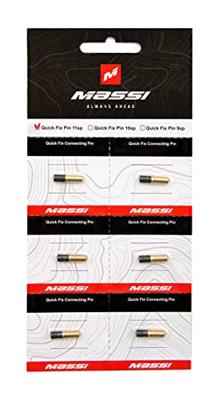 Massi Quick Fix Pin set 10 versnellingen 6 eenheden - Zwart