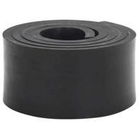 VidaXL Rubberen rand voor sneeuwploeg 150x10x1 cm zwart - thumbnail