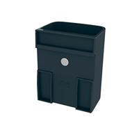 Sigel SI-GL801 Pennenbak S Voor Glasborden Van 3 Tot 5mm Antraciet 75x94x51mm Bevestig - thumbnail