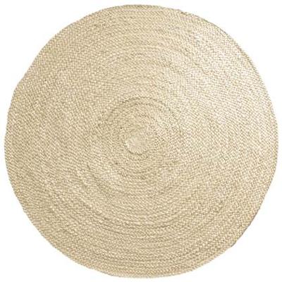 Jute vloerkleed rond - bleached Jute vloerkleed rond - bleached