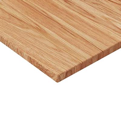 Tafelblad vierkant 40x40x1,5cm massief eiken lichtbruin