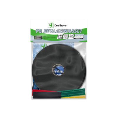 Zwaluw PE-Beglazingsset | Grijs | 6 stuks - 211501