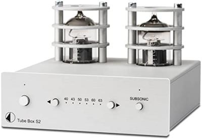 Pro-Ject Tube Box S2 phono voorversterker zilver