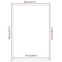 Deurmat 80x120 cm antracietkleurig - thumbnail