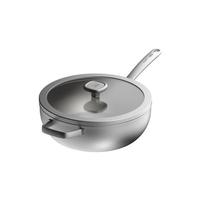 BergHOFF Wokpan met deksel 28cm Pan Grijs BergHOFF Wokpan met deksel 28cm Pan Grijs