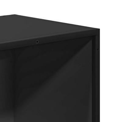 Boekenkast 65,5x33x107,5 cm bewerkt hout zwart Boekenkast 65,5x33x107,5 cm bewerkt hout zwart