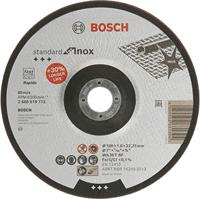 Bosch Accessories Standard for Inox 2608619772 Doorslijpschijf gebogen 180 mm 1 stuk(s) Staal - thumbnail