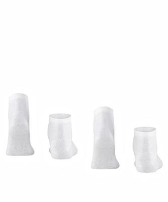 FALKE 2-paar Happy heren sneaker/quarter sokken - Katoenen enkelsokken mannen