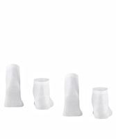 FALKE 2-paar Happy heren sneaker/quarter sokken - Katoenen enkelsokken mannen - thumbnail