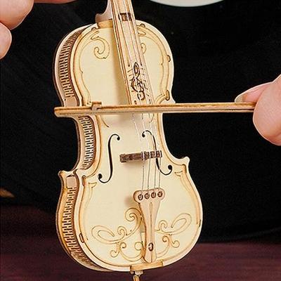 Robotime 3D Houten Puzzel Muziekinstrument Cello