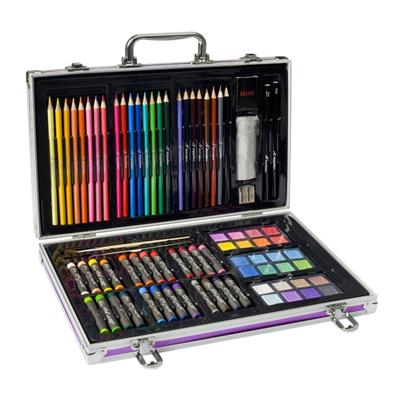 Creative Craft Group Luxe metalen kleurkoffer, 79dlg.