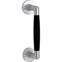 Deurgreep Ton rond rozet MMC/ebben - thumbnail