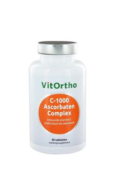 VitOrtho C-1000 Ascorbaten Complex Tabletten 90st VitOrtho C-1000 Ascorbaten Complex Tabletten 90st