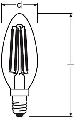 OSRAM HOMELIGHTING 4058075434783 LED-lamp Energielabel E (A - G) E14 Kaars 4 W = 40 W Warmwit tot koudwit 1 stuk(s) OSRAM HOMELIGHTING 4058075434783 LED-lamp Energielabel E (A - G) E14 Kaars 4 W = 40 W Warmwit tot koudwit 1 stuk(s)