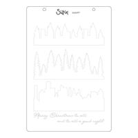 Sizzix • stencil a5 cosmopolitan the view - thumbnail