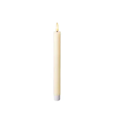 Lumineo leddinerkaars d2h24cm 2st creme
