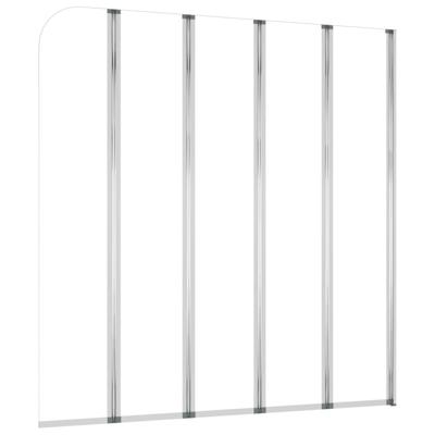 VidaXL Badwand 120x140 cm gehard glas transparant VidaXL Badwand 120x140 cm gehard glas transparant