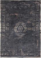 Louis de Poortere - 8263 Fading World Medallion Mineral Black - 140x200 cm Vintage Vloerkleed - thumbnail