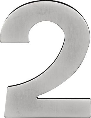 Formani Basics LBHN100 huisnummer - mat RVS