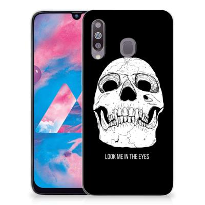 Silicone Back Case Samsung Galaxy M30 Skull Eyes