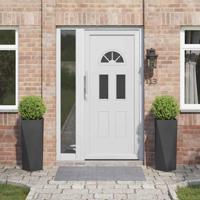 Plantenbak 2 pcs Zwart 30 x 30 x 75 cm Staal - thumbnail