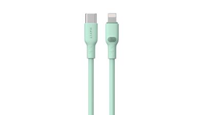 Havit CB6281 - USB Type C naar Lightning-kabel, 1 m (groen)