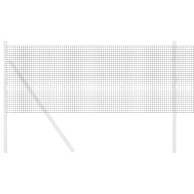 Gelaste draadhek Grijs 0.6 x 100 m Staal