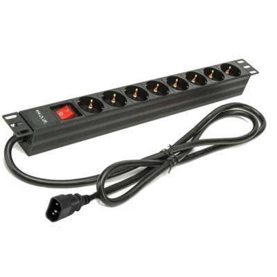 Stopcontactenstrip 8 Tomas met Interruptor Phasak BNS 3535 (2 m)