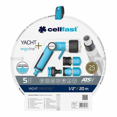 Slangset met accessoires Cellfast Yacht PVC 20 m Ø 12,5 mm Uitschuifbaar