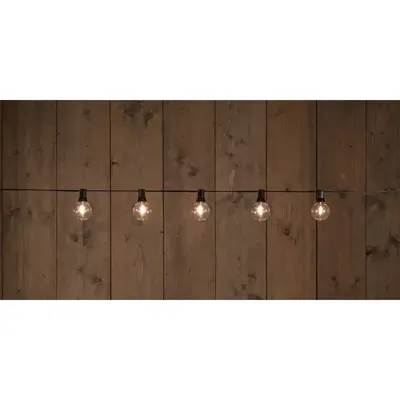 Partylights 10l/l5m 4cm transparant