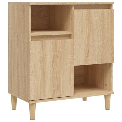 Dressoir 60x35x70 cm bewerkt hout sonoma eikenkleurig Dressoir 60x35x70 cm bewerkt hout sonoma eikenkleurig
