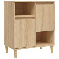 Dressoir 60x35x70 cm bewerkt hout sonoma eikenkleurig - thumbnail
