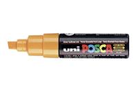 Uni-Posca Posca marker, afm pc-8k, lijndikte 8 mm, breed, bright yellow, 1 stuk - thumbnail