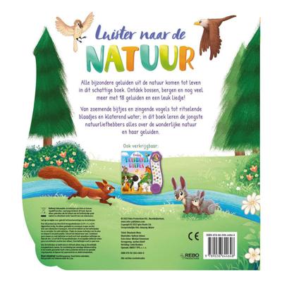Rebo Publishers Geluidenboek luister naar de natuur