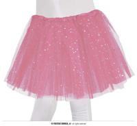 Tutu Roze Met Zilveren Sterren Kind - thumbnail