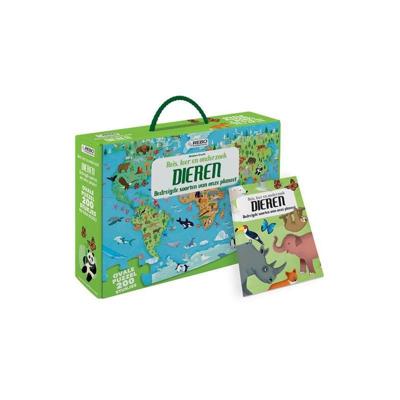 Rebo Publishers Boek en puzzel - dieren