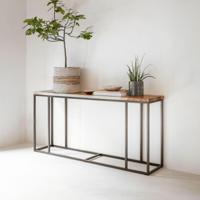 DTP Home Sidetable 'Flare' Suarhout, 150cm - thumbnail