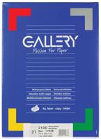 Gallery witte etiketten ft 70 x 38 mm (b x h), rechte hoeken, doos van 2.100 etiketten - thumbnail
