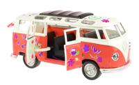 Toi Toys Flower Power bus rood 18 cm - thumbnail