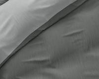 RoyalTextile - Twin Face Dekbedovertrek Micropercal - Grijs/Antraciet - 240 x 220 - thumbnail