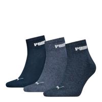 Puma Quartersokken Cushioned New Generation 3-pack Blue Combo-39/42 - thumbnail