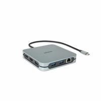 DICOTA D32057 interface hub USB Type-C 10000 Mbit/s Zilver - thumbnail
