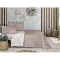 Sprei Pierre Cardin TRIANA Roze Bed van 180 (3 Onderdelen) - thumbnail