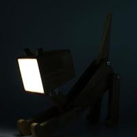 Wooden Cat Table Lamp "Nala" - thumbnail