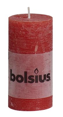 Bolsius Rustiek Stompkaars 100/50 Rood (1st)