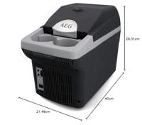 AEG Bordbar BK6 Koelbox en verwarmingsbox Thermo-elektrisch 12 V/DC Grijs 6 l Max. 20 °C onder omgevingstemperatuur - thumbnail