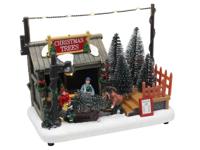 Kerststal LED 18,5m 'Christmas trees' excl. batterijen Kerst HIT - Hit - thumbnail