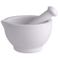 Kitchen Tools Vijzel keramiek wit dia 10.5cm - thumbnail